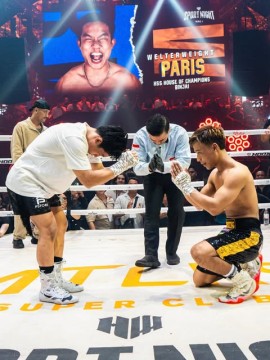 Paris Pernandes vs Edy Boxing. (Instagram @parispernandes_)